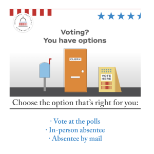 November 2026 General Election Voting Options